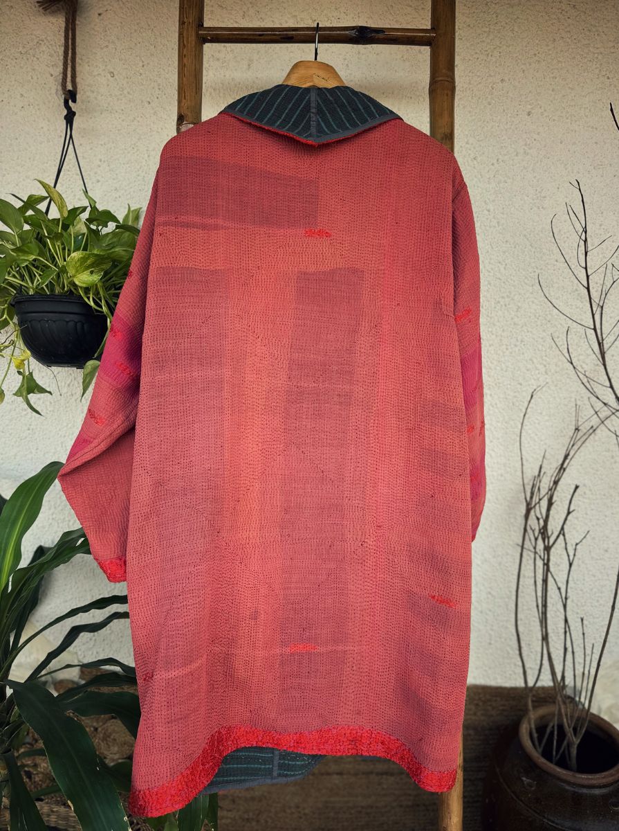 Coat Midnight Scarlet (Long)