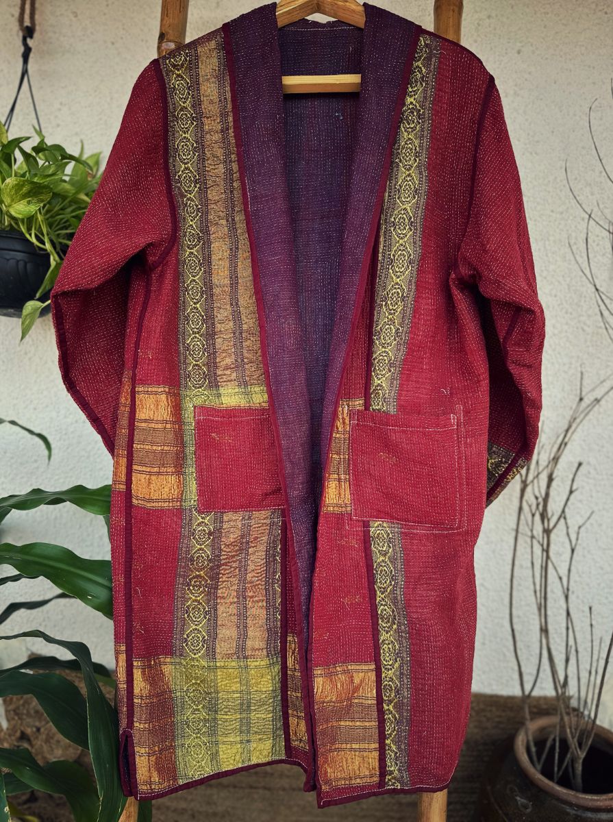 Coat Midnight Plum (Long)